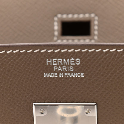 Hermes Epsom Birkin Sellier 30 Etoupe 6 of 11