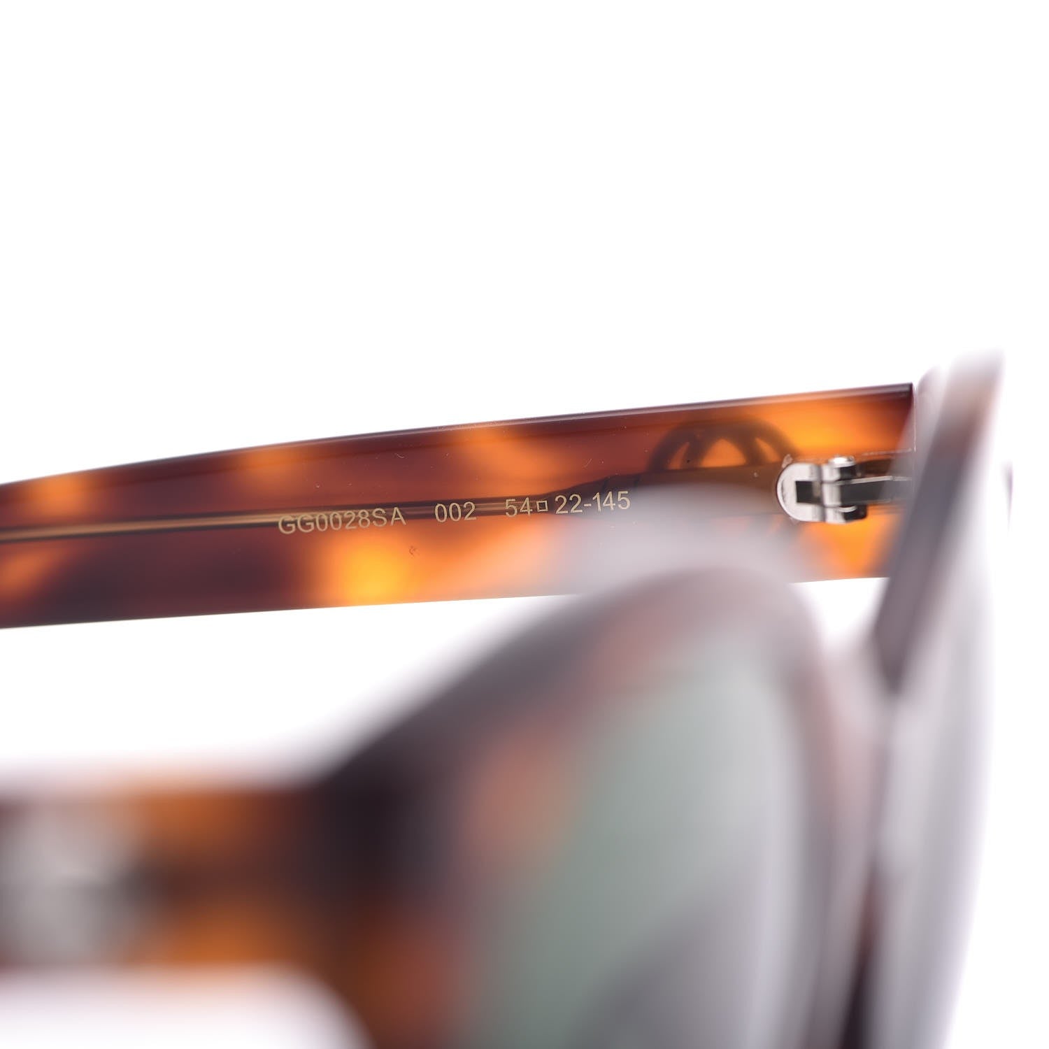Gucci Round GG Sunglasses GG0028SA Tortoise 6 of 8