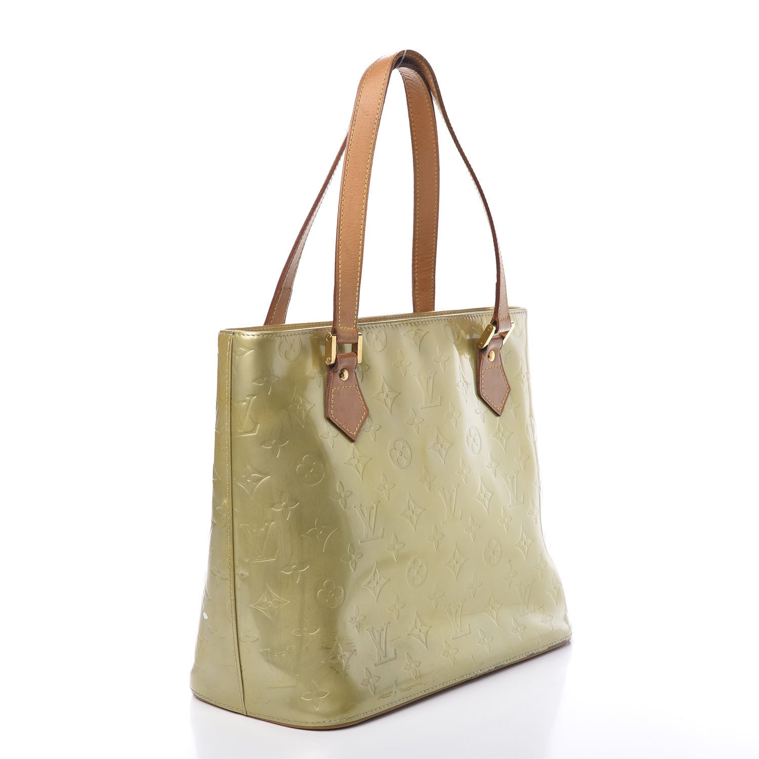 Louis Vuitton Vernis Houston Silver 2 of 13