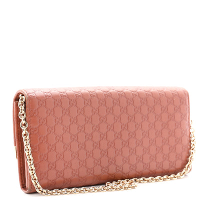 Gucci Guccissima Dice Chain Wallet Nude Pink 3 of 10