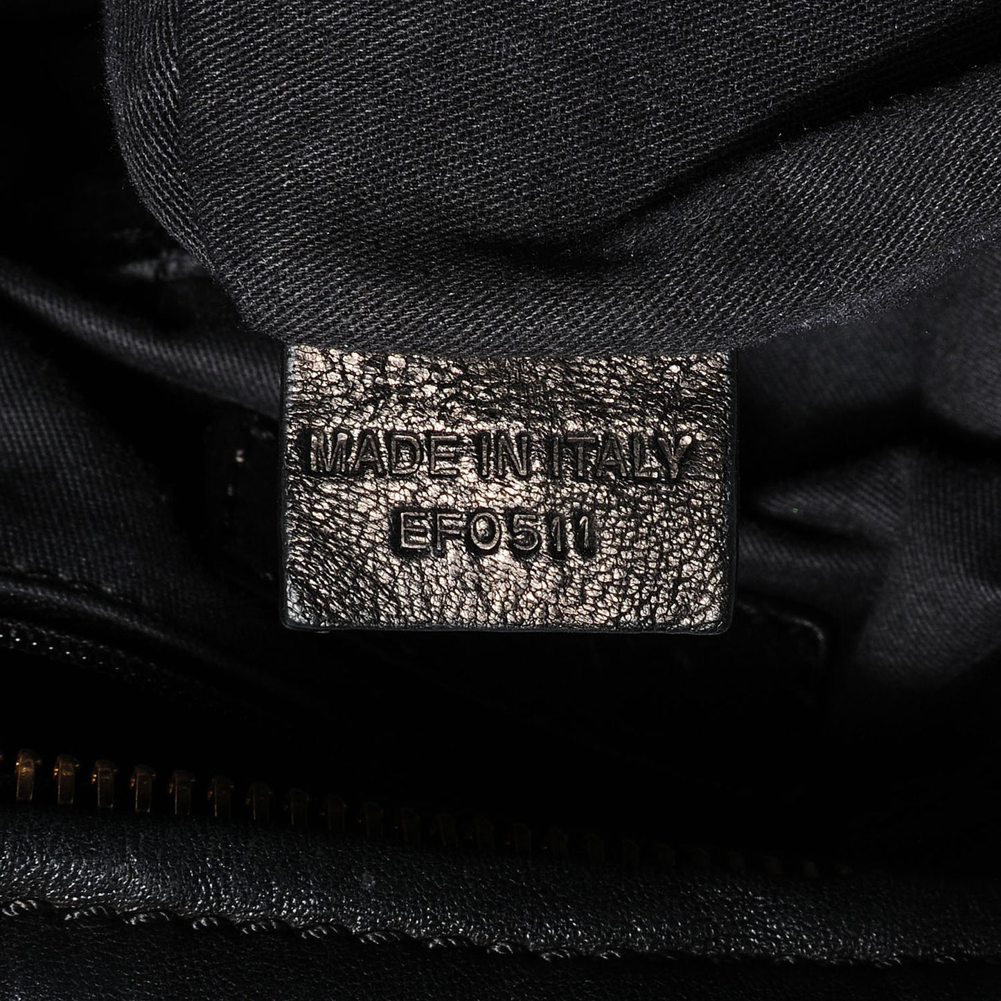 Tumbled Sheepskin Medium Pandora Bag Black