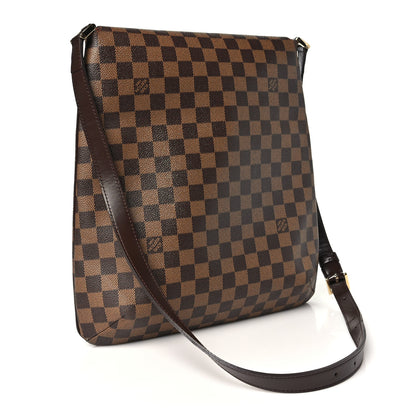 Louis Vuitton Damier Ebene Musette GM 3 of 9