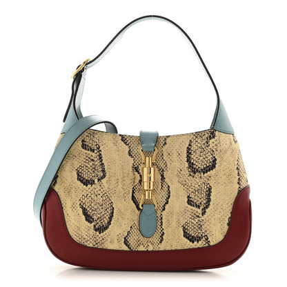 Gucci Snakeskin Calfskin Small Jackie 1961 Hobo Multicolor 1 of 13