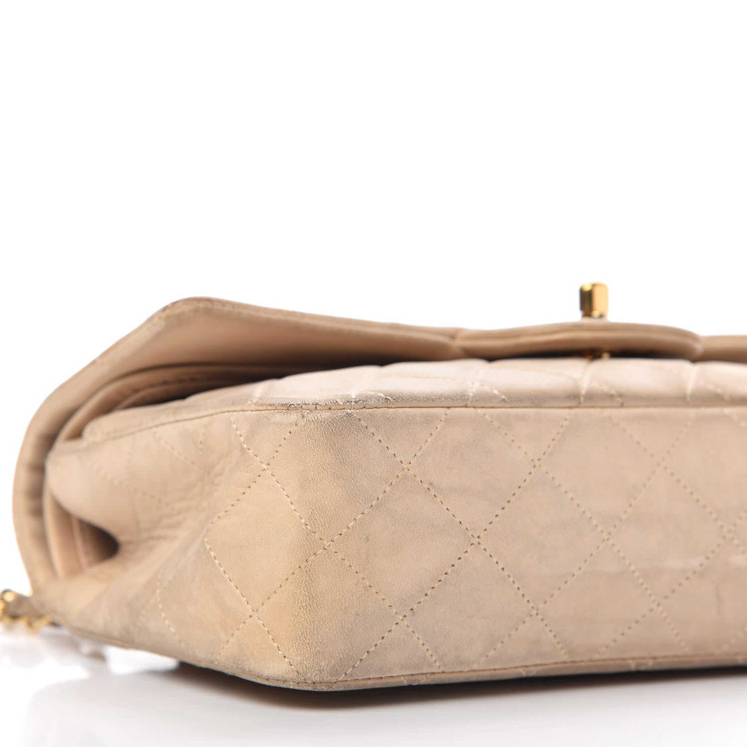 Chanel Lambskin Quilted Small Double Flap Beige 6 of 16