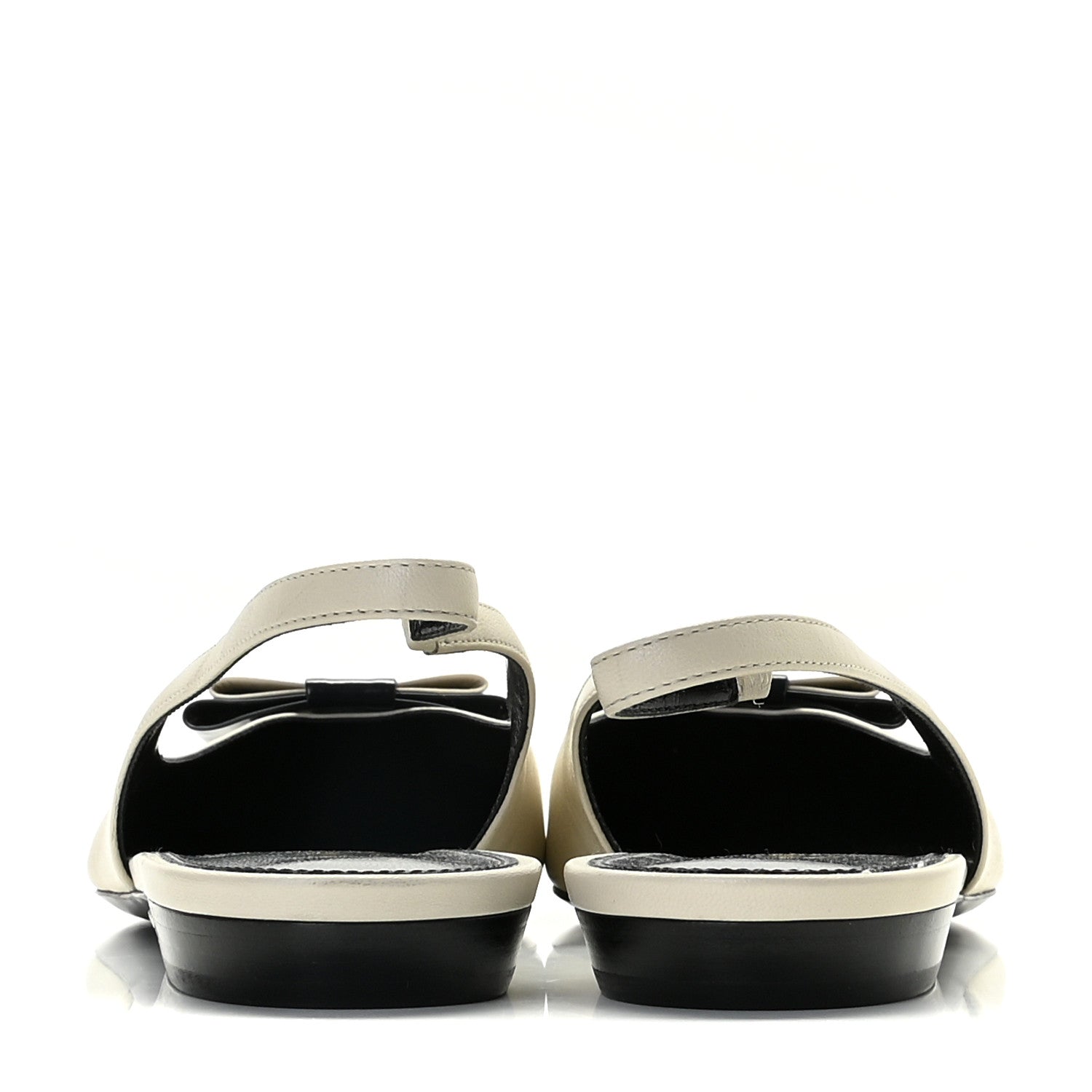 Saint Laurent Patent Smooth Lambskin Anais Slingback Flats 39.5 Navy Pearl 5 of 11