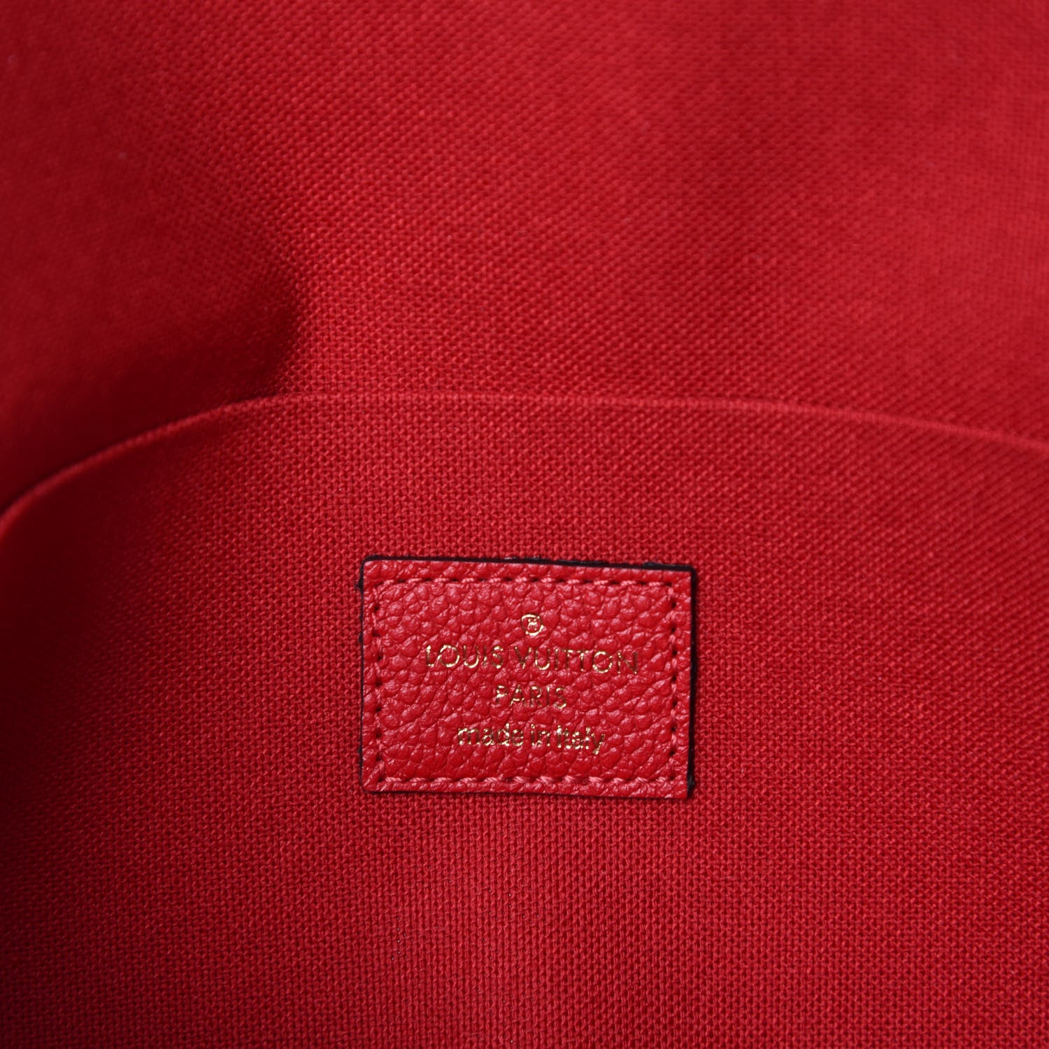 Louis Vuitton Empreinte Pochette Felicie Chain Wallet Scarlet 9 of 11
