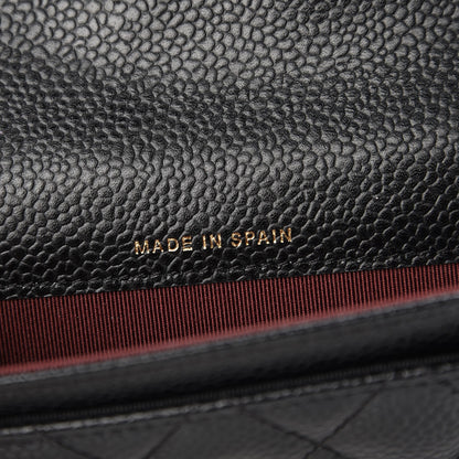 Chanel Caviar Quilted Flap Card Holder Black 6 of 8