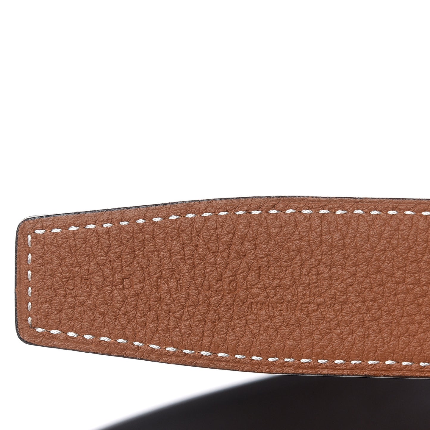 Box Togo Strie 32mm H Belt 95 Black Gold