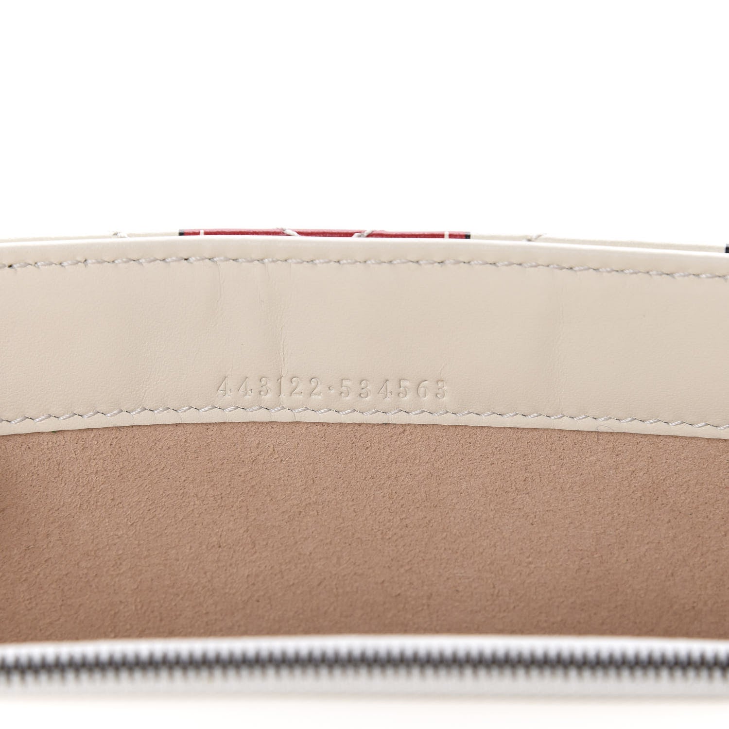 Gucci Calfskin Matelasse Trompe L'Oeil Print Mini GG Marmont Chain Wallet White 10 of 11
