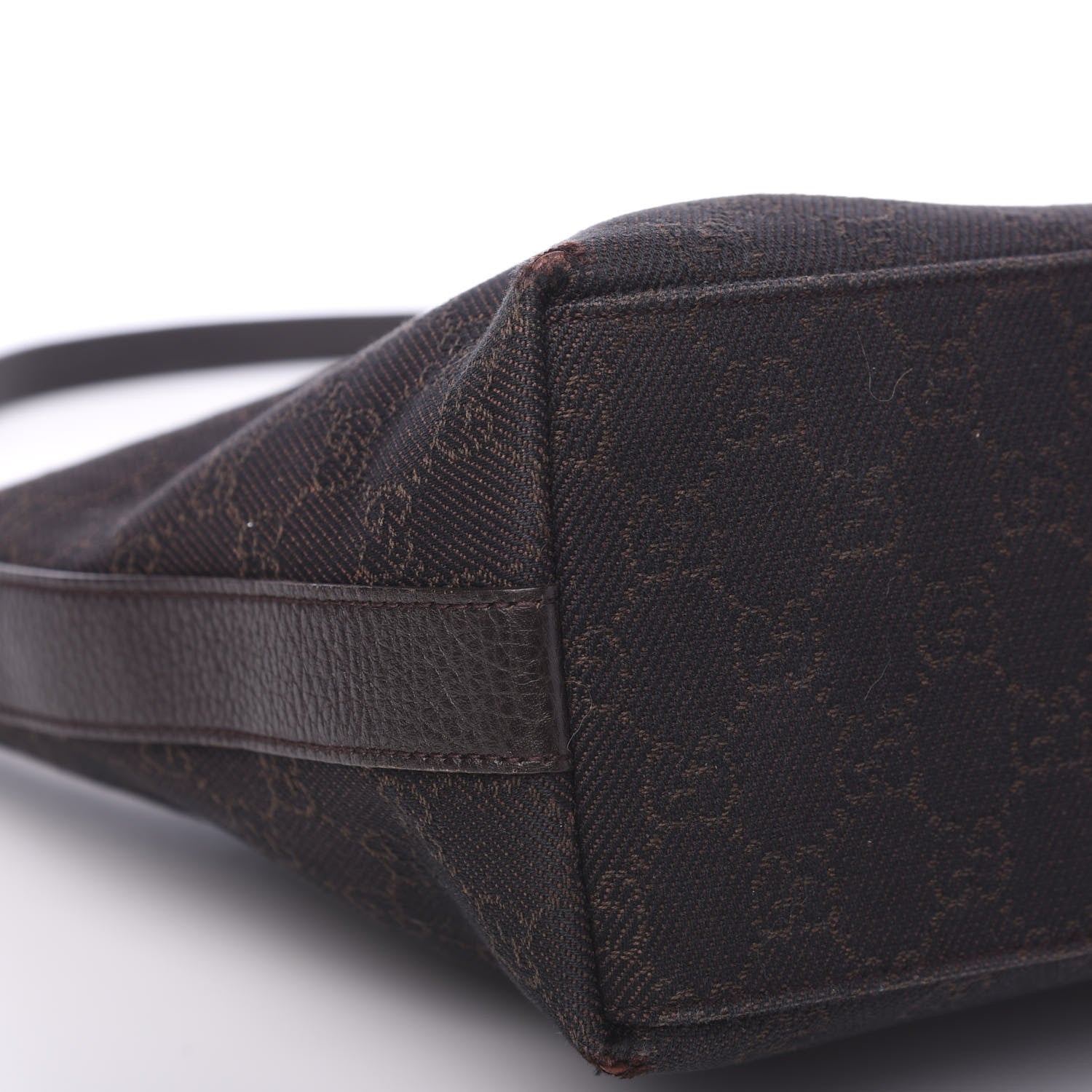 Gucci Monogram Hobo Dark Brown 7 of 11
