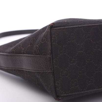 Gucci Monogram Hobo Dark Brown 7 of 11