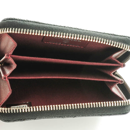 Chanel Caviar Quilted Zip Coin Purse Black 5 of 7