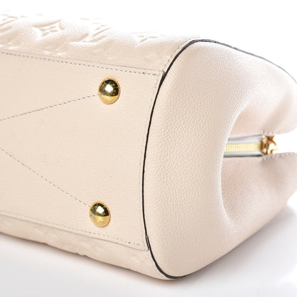 Louis Vuitton Empreinte Montaigne MM Neige 9 of 10