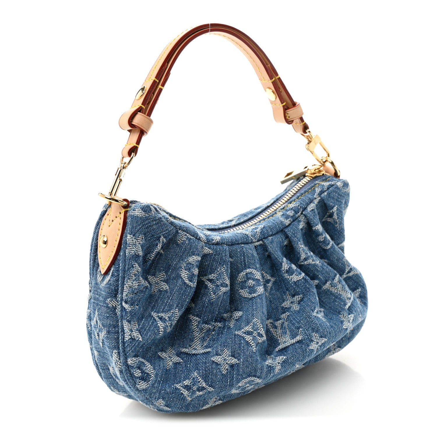 Louis Vuitton Monogram Denim Pochette Valley Blue 2 of 9