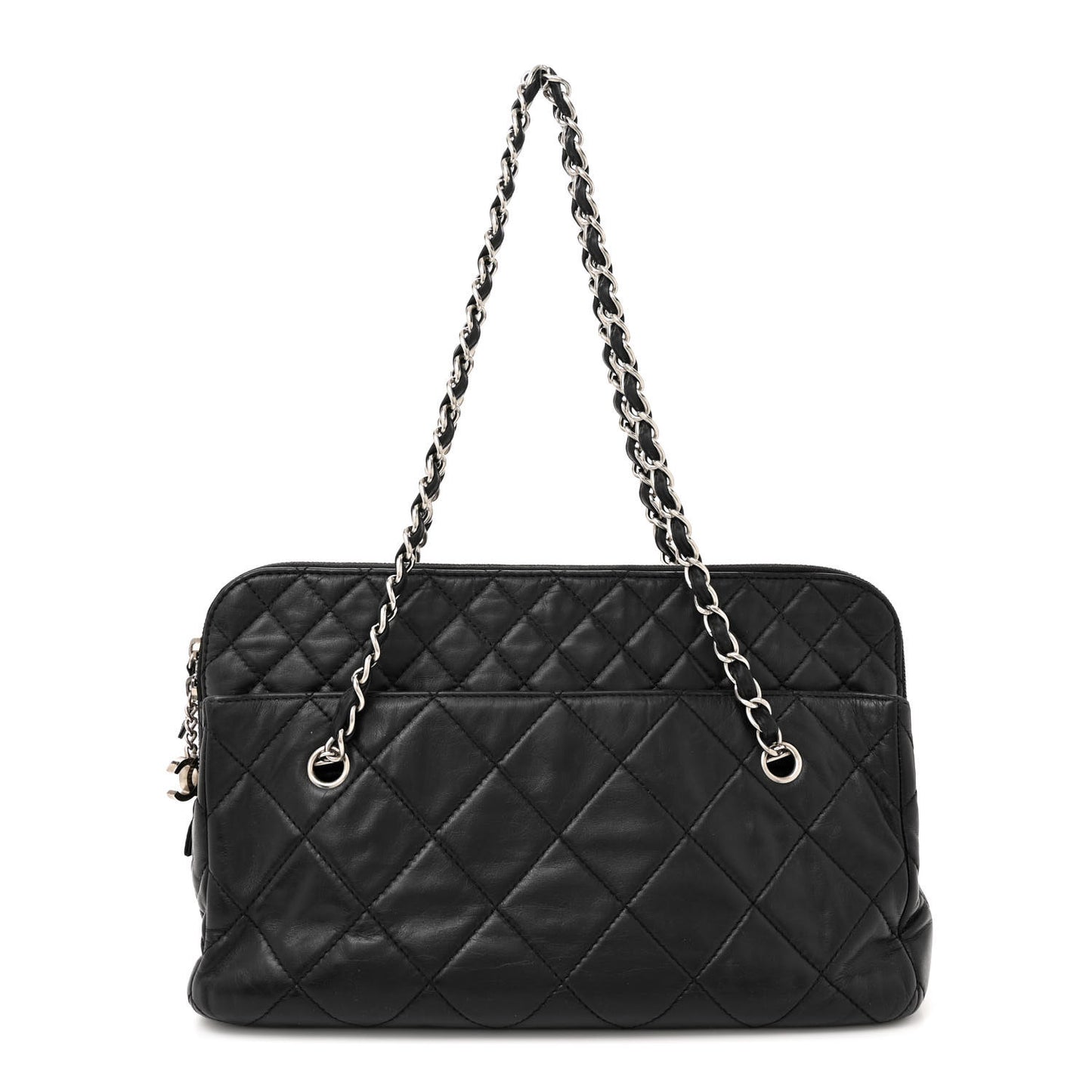 Calfskin Quilted In The Business Camera Bag Black