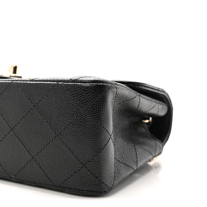 Chanel Caviar Quilted Mini Rectangular Flap Black 10 of 11