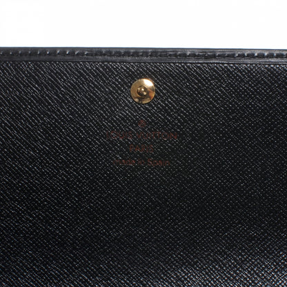 Louis Vuitton Epi Porte Tresor International Wallet Black 5 of 7