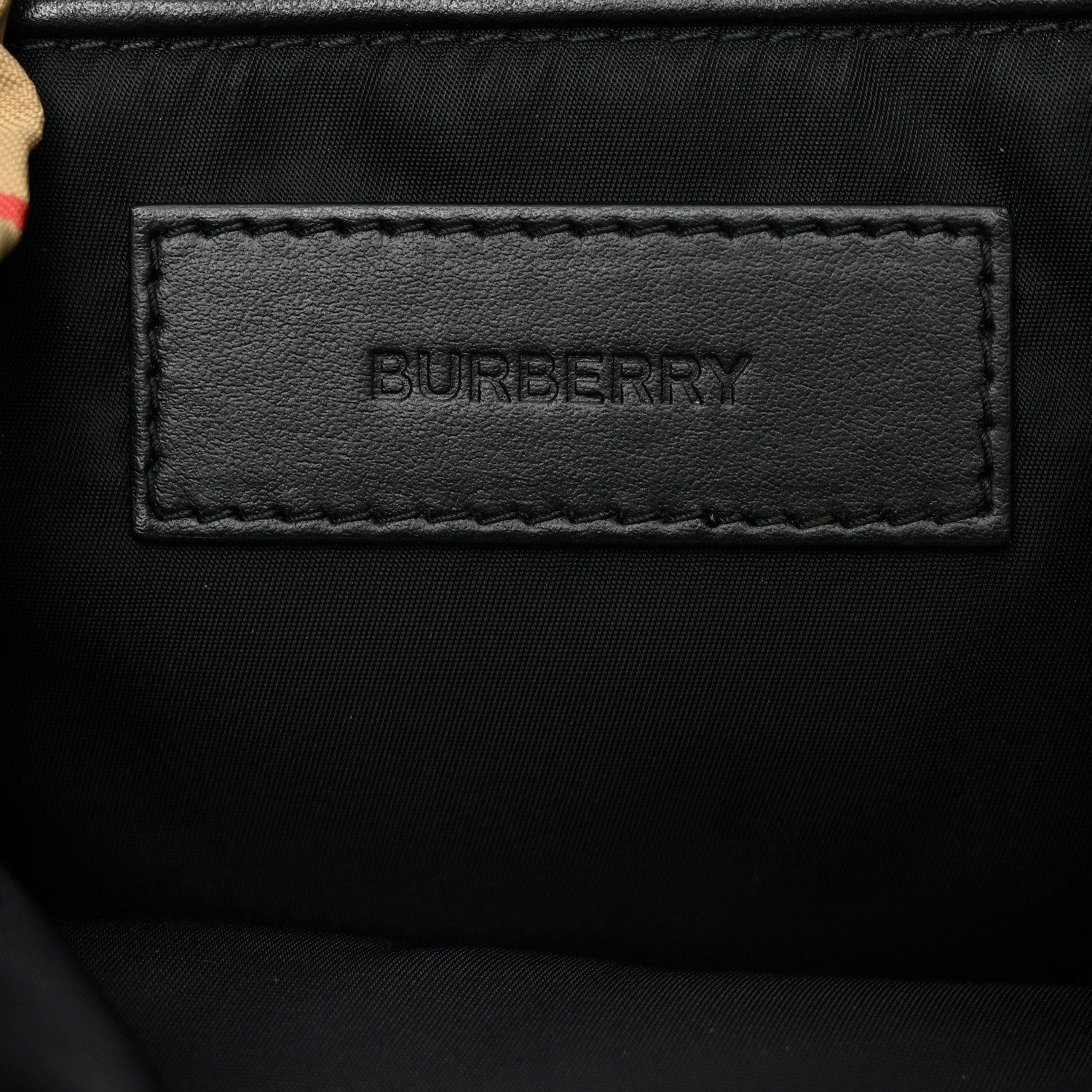 Burberry Vintage Check Small Rucksack Backpack Antique Yellow 6 of 10