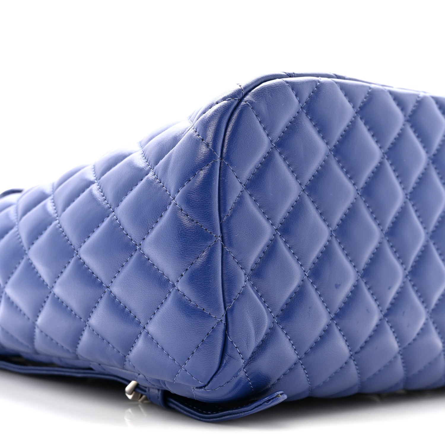 Chanel Lambskin Quilted Large Urban Spirit Backpack Blue 1860097