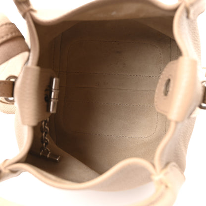 Loro Piana Grained Calfskin Micro Bale Bag Light Mastic 5 of 9