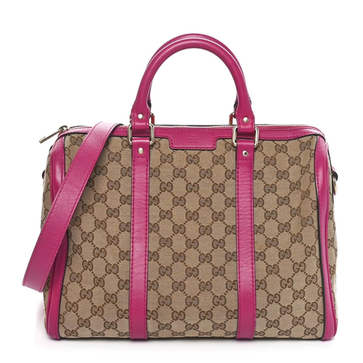 Gucci Monogram Medium Joy Boston Pink 1 of 11
