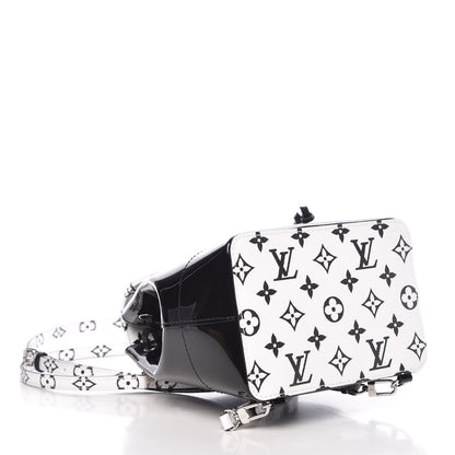 Louis Vuitton Patent Monogram Hot Springs Backpack Black White 4 of 8