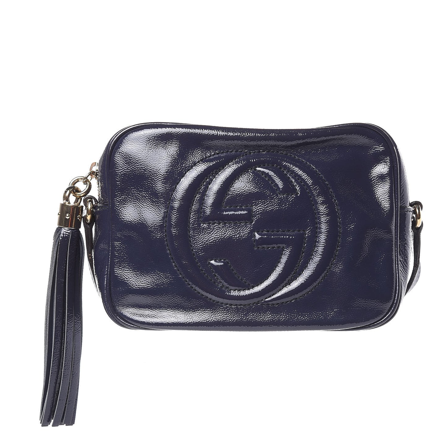 Vernice Naplack Small Soho Disco Bag Uniform Blue