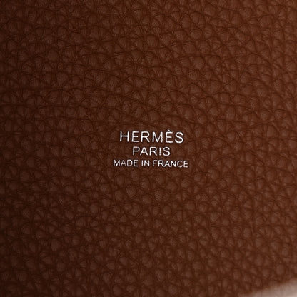 Hermes Taurillon Clemence Picotin Lock 22 MM Gold 6 of 11