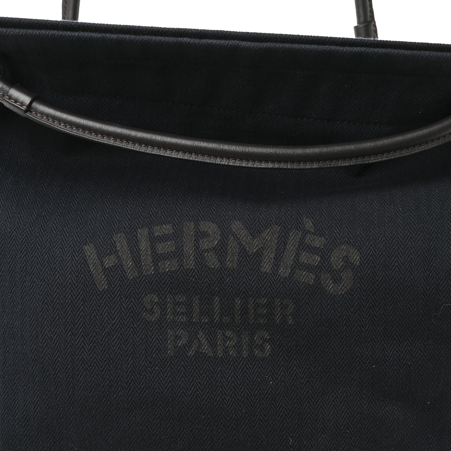 Hermes Toile Swift Maline Bag Navy Ebene 8 of 10