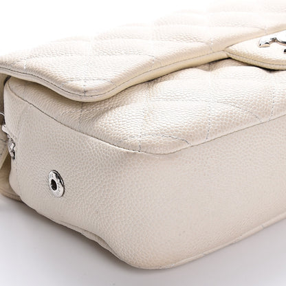 Chanel Caviar Medium Easy Flap Ivory 9 of 13
