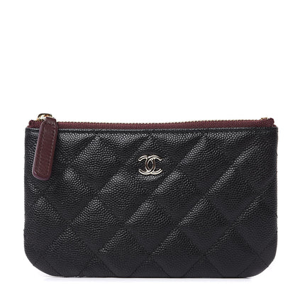 Chanel Caviar Quilted Small Cosmetic Case Black 1 of 8