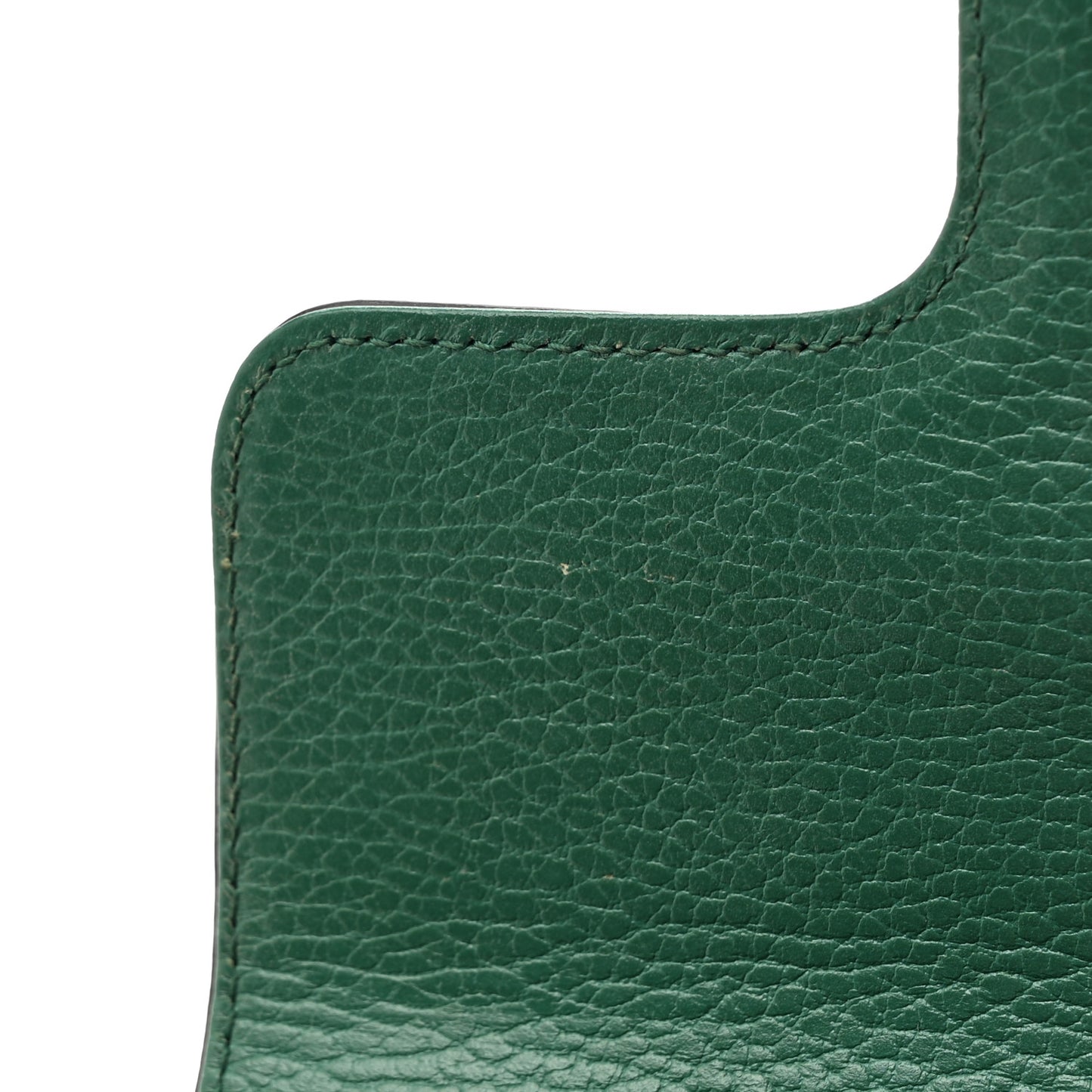 Dollar Calfskin Interlocking G Crossbody Bag Emerald