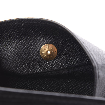 Louis Vuitton Epi Porte-Monnaie Boite Coin Purse Black 7 of 7