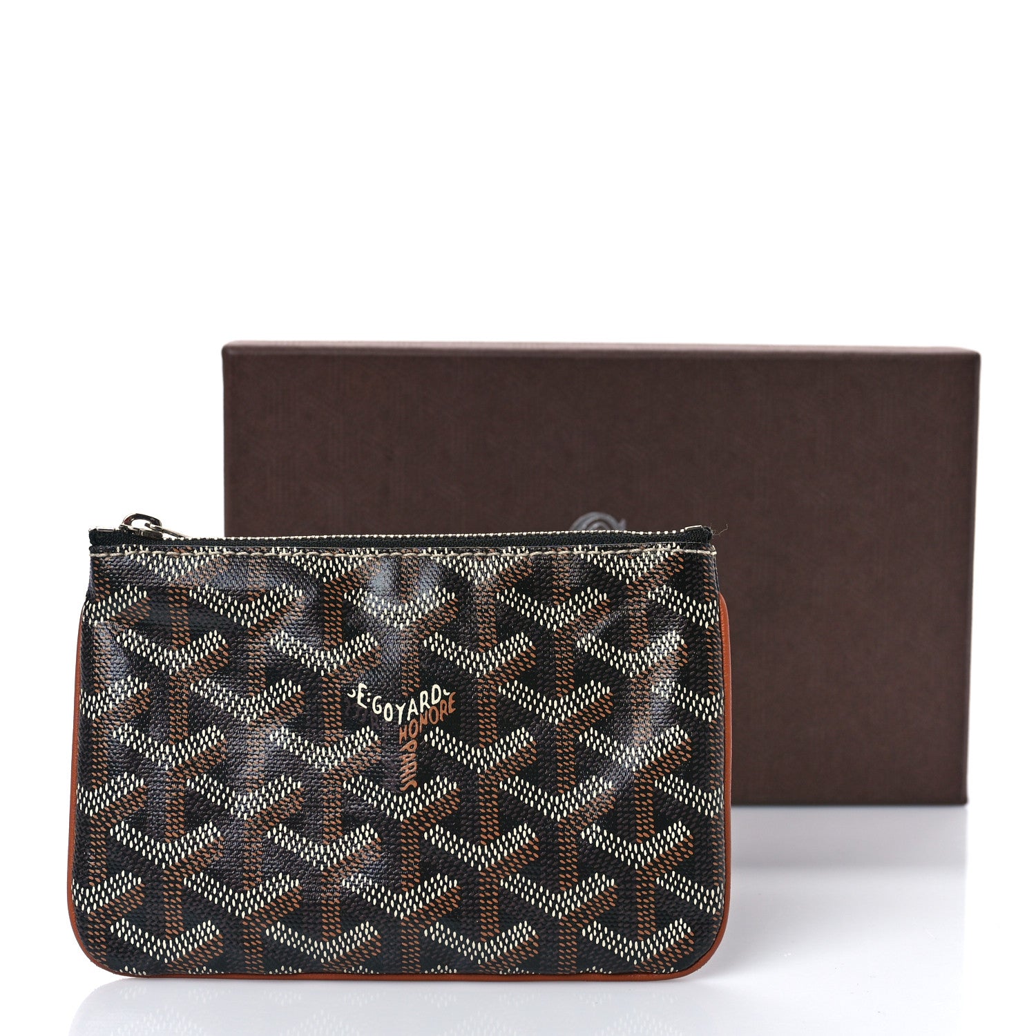 Goyard Goyardine Senat Pochette PM Black Gold 9 of 9