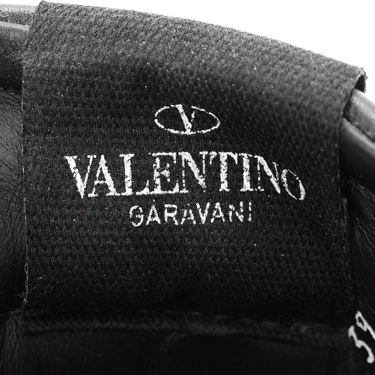 Valentino Garavani Calfskin Rockstud Untitled Open Sneakers 39 Black 9 of 10