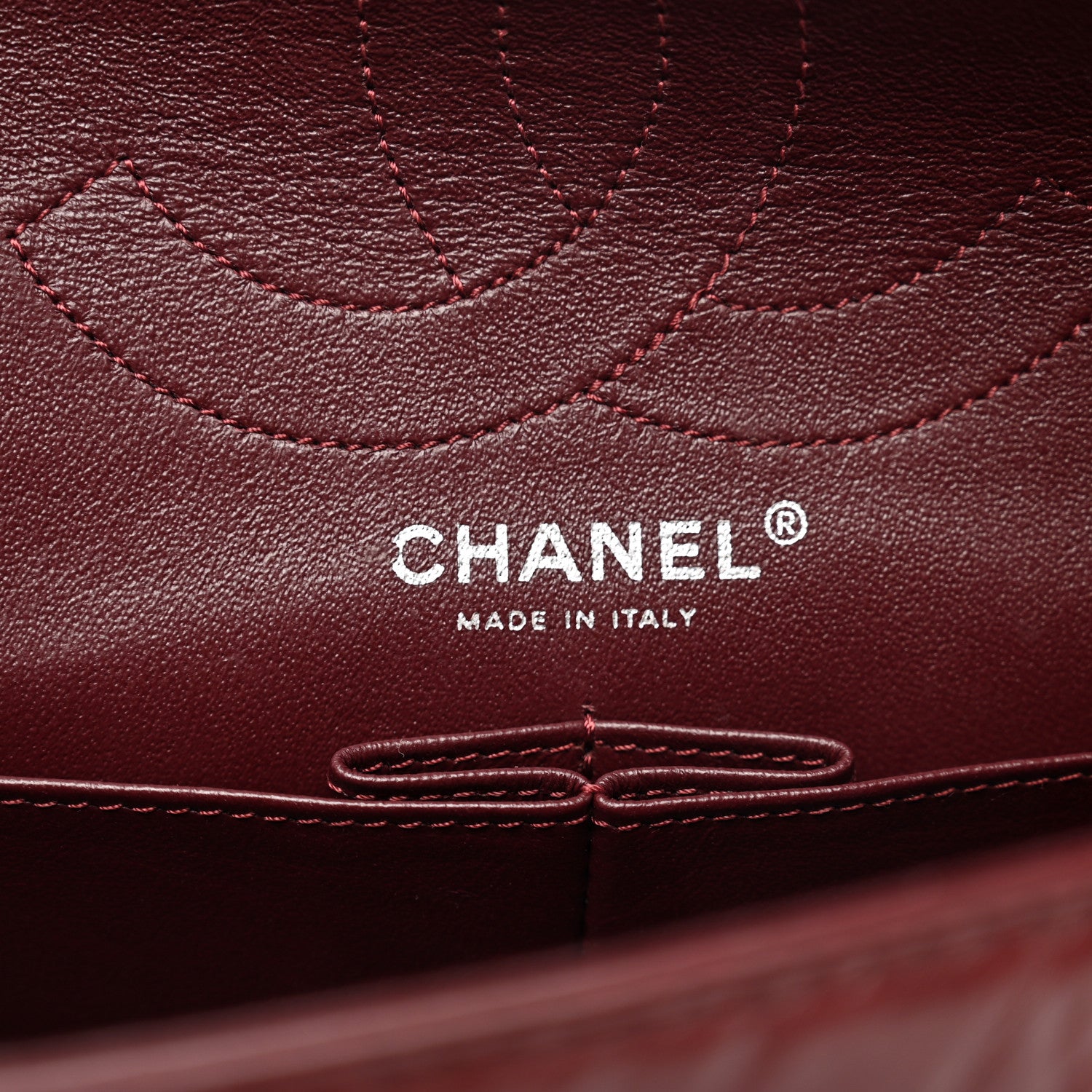 Chanel Aged Calfskin Quilted 2.55 Reissue 225 Flap Dark Burgundy 7 of 11