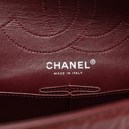 Chanel Aged Calfskin Quilted 2.55 Reissue 225 Flap Dark Burgundy 7 of 11