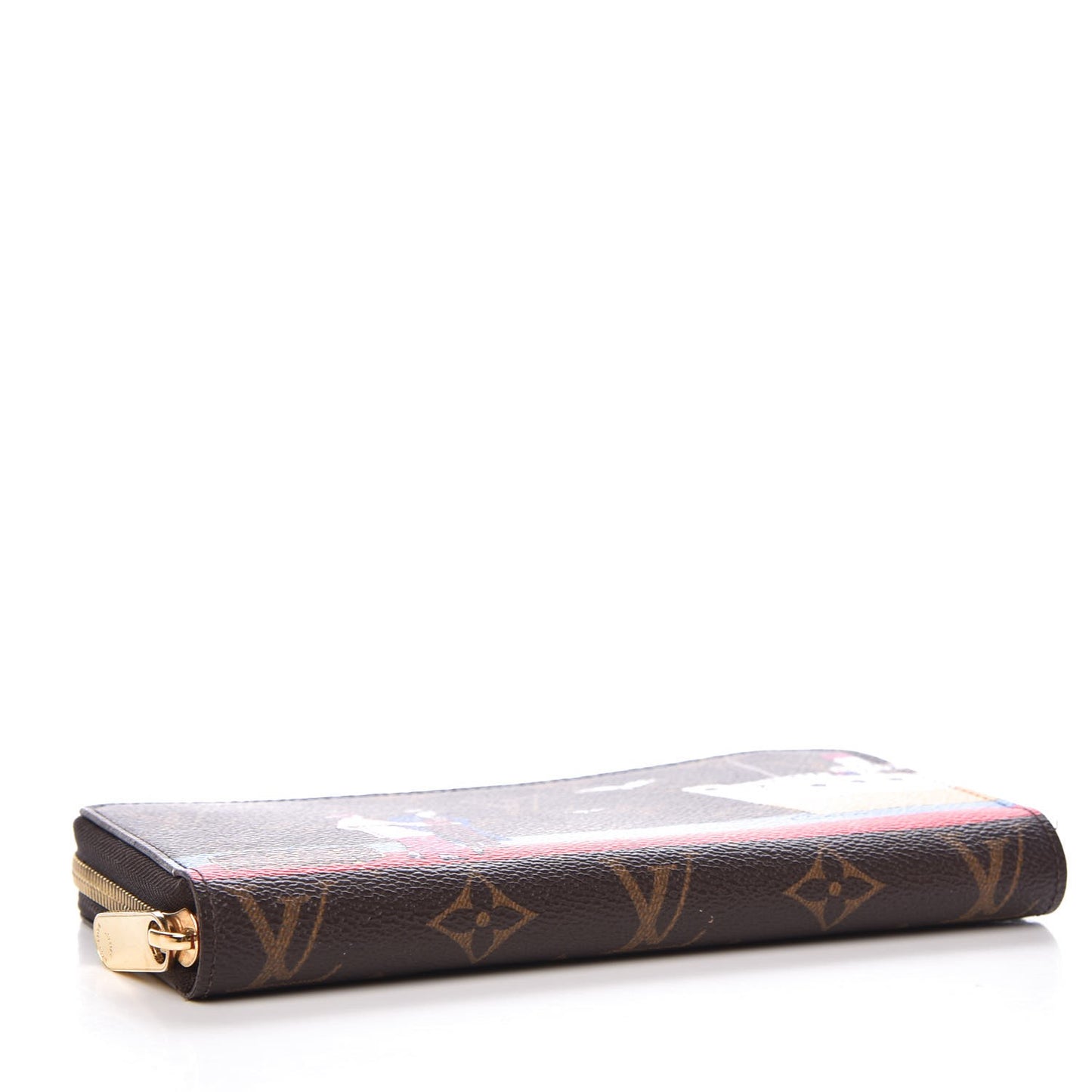 Monogram 2016 Christmas Animation Zippy Wallet Rouge