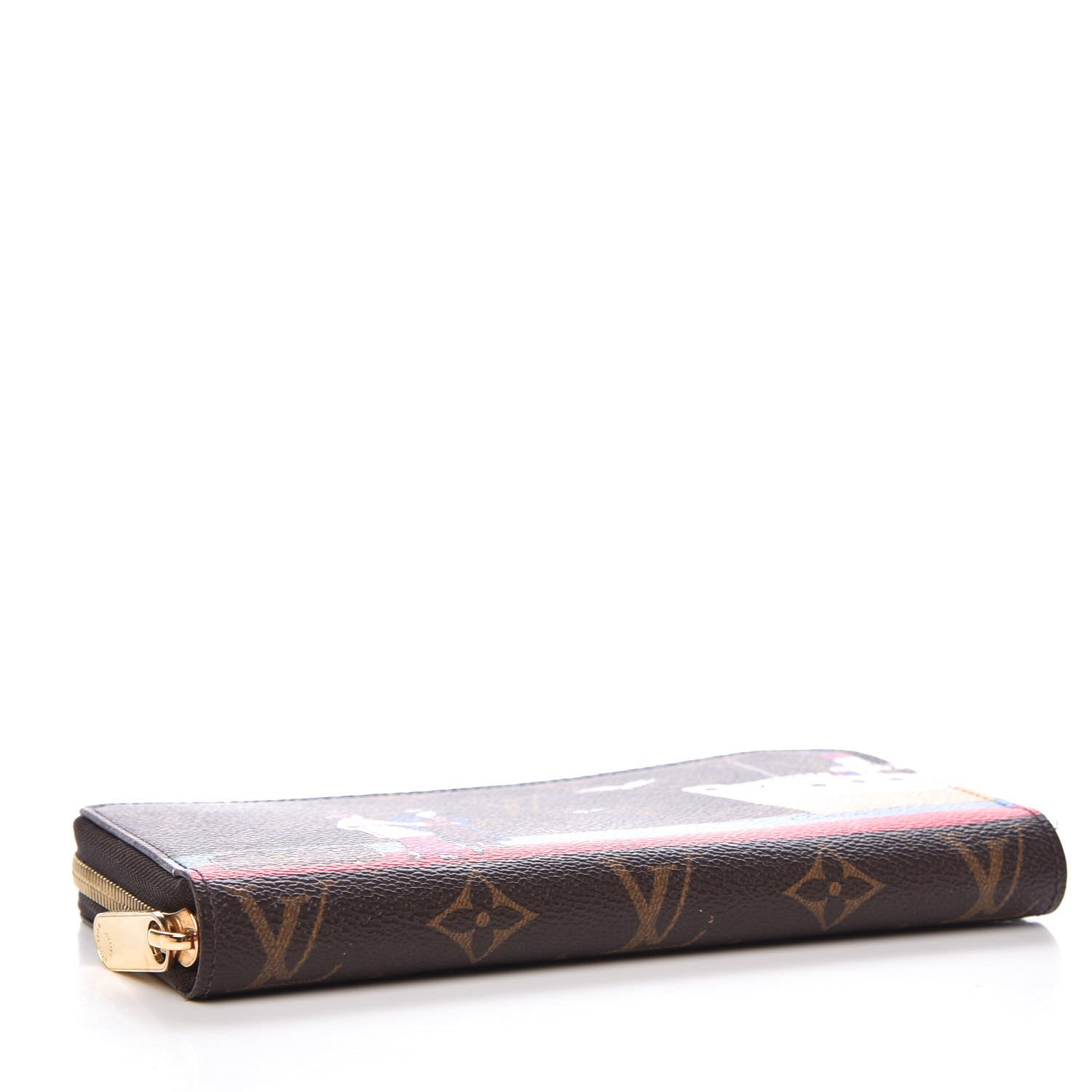 Louis Vuitton Monogram 2016 Christmas Animation Zippy Wallet Rouge 4 of 8