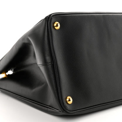 Prada Saffiano Lux Large Tote Black 9 of 10