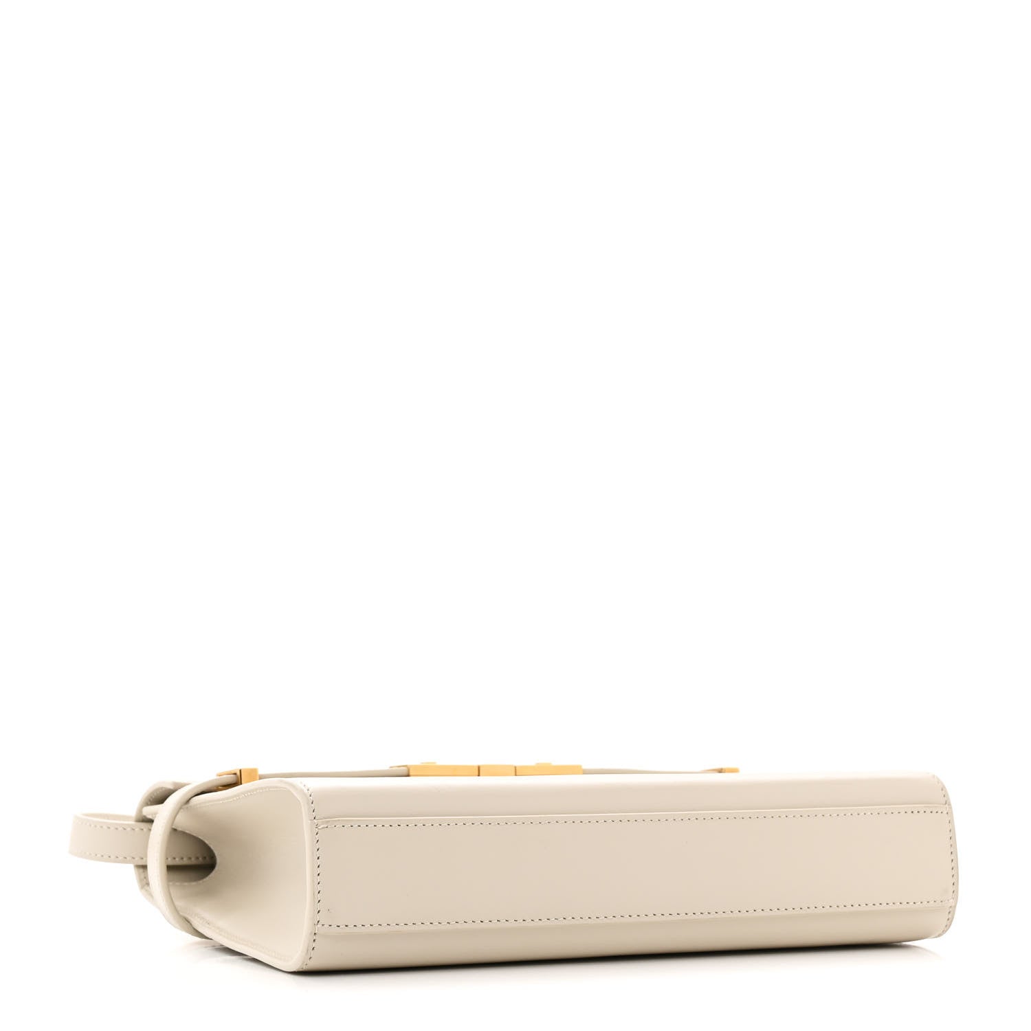 Saint Laurent Smooth Calfskin Manhattan Shoulder Bag Crema Soft 4 of 15