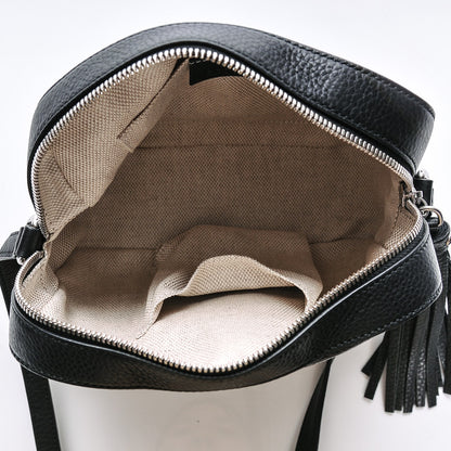 Gucci Pebbled Calfskin Studded Small Soho Disco Bag Black 5 of 6