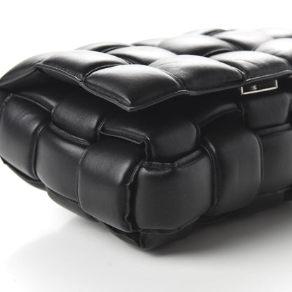 Bottega Veneta Nappa Maxi Intreccio Padded Cassette Crossbody Bag Black 6 of 9
