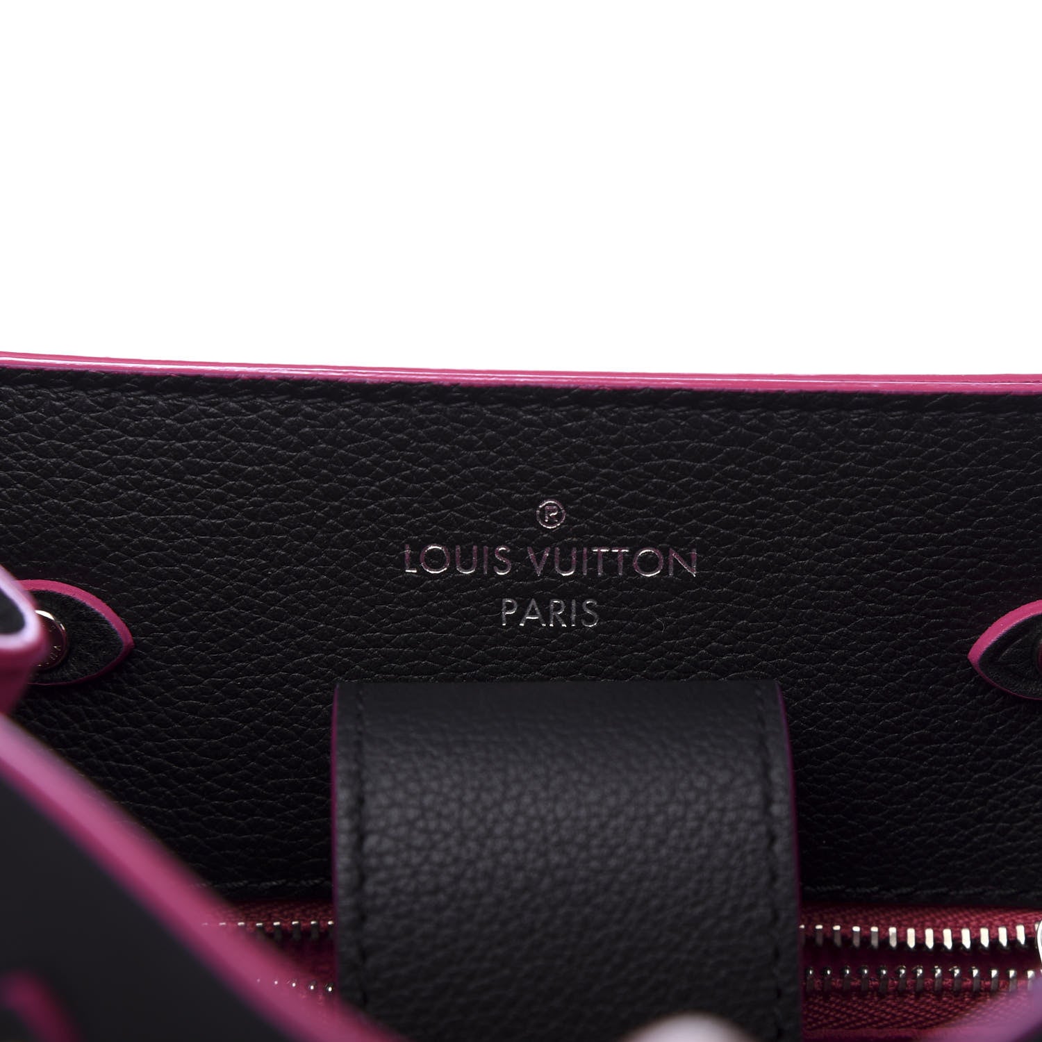 Louis Vuitton Calfskin Lockme Bucket Black 6 of 11