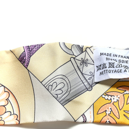 Hermes Silk Cliquetis Twilly Bouton D'Or Mauve 5 of 5