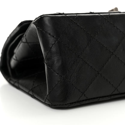 Chanel Aged Calfskin Lucky Charms 2.55 Reissue 224 Flap Black 9 of 12