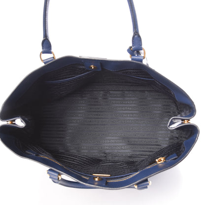 Prada Saffiano Lux Large Tote Bluette 5 of 12