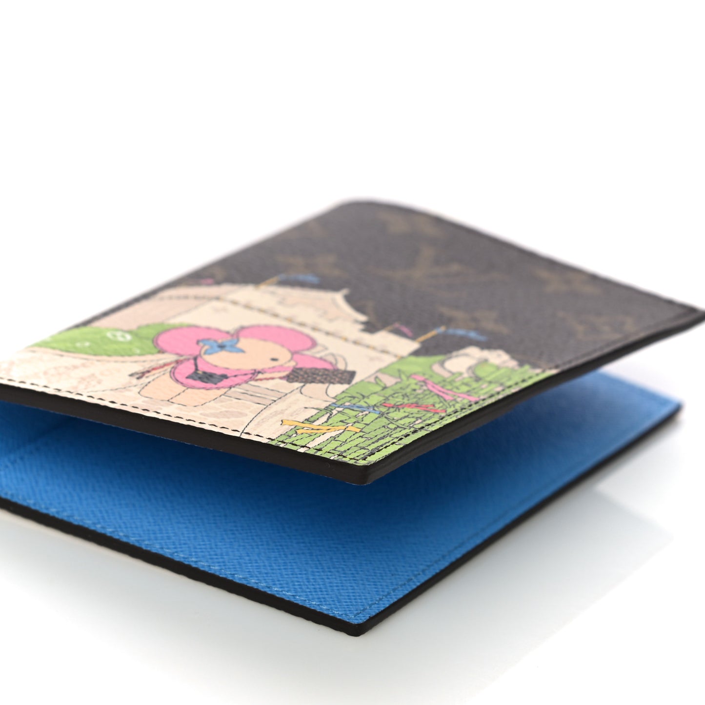 Monogram 2021 Christmas Animation China Passport Cover Myosotis Blue