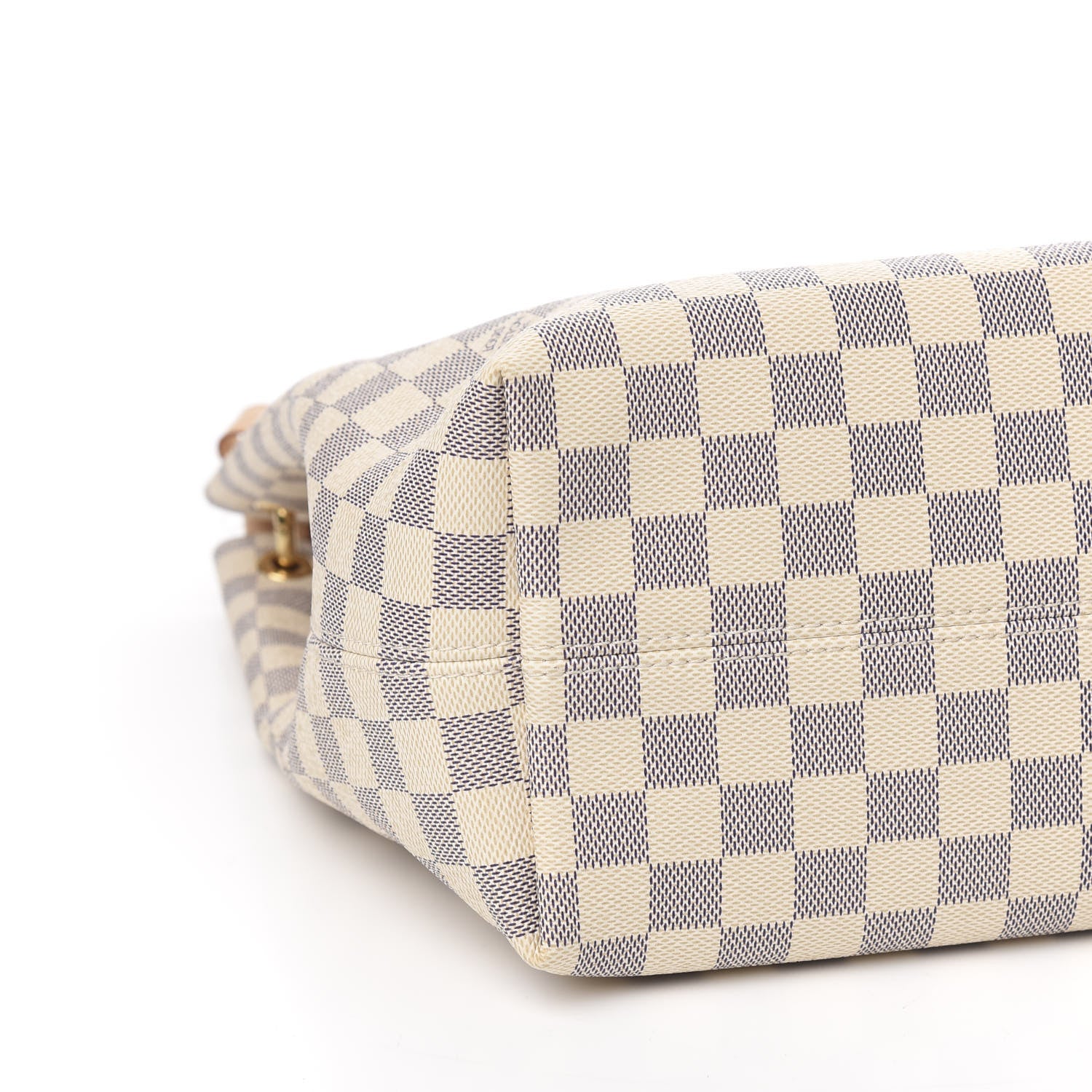 Louis Vuitton Damier Azur Graceful MM Rose Ballerine 7 of 9