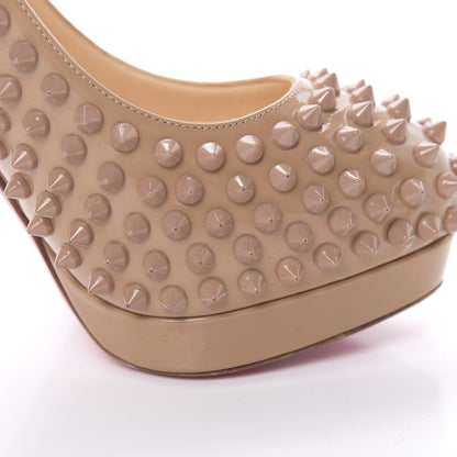 Christian Louboutin Patent Alti Spikes 140 Pumps 40.5 Nude 11 of 12